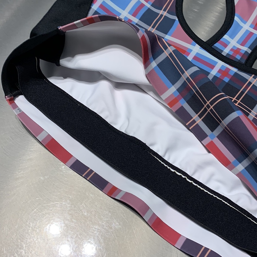 Splits59 Plaid Agathe Techflex Sports Bra Size M - Picture 8 of 9